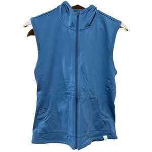 Outdoor Research Hoodie Vest Women's Gray Solid Emersion Full Zip Gorp Small EUC